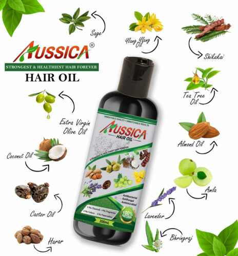 Aussica Hair Oil 200Ml : Buy online at best price | Krishna  Spices.